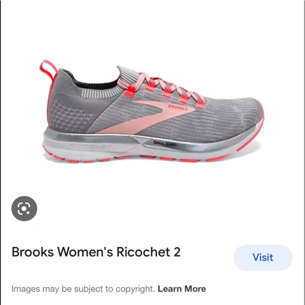 Brooks Ricochet 2 womens size 10.5 like new